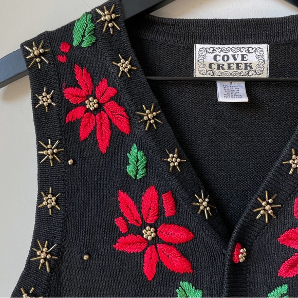 Vintage Cove Creek Christmas Holiday Vest - Picture 3 of 16